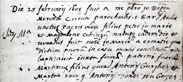 Genealogie Dipietromaria